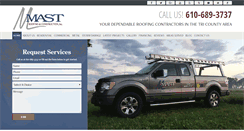 Desktop Screenshot of mastsroofing.com